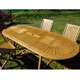 Sunshine FSC Oval Extending Garden Table