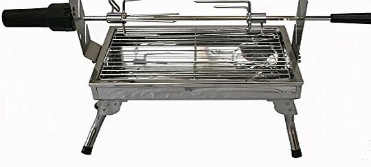 SunshineBBQs Portable Charcoal BBQ with Rotisserie