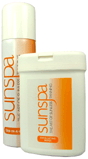 SunSpa Spray Tan in a Can and Exfoliating Wipes