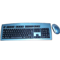 Scorpius 98S Blue Acrylic keyboard & mouse PS2