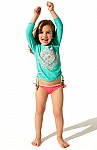 Sunuva at notonthehighstreet.com Girl` Green Bandana UV Rash Vest