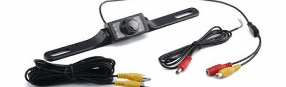 SUNVIEW Professional Exterior Waterproof Rear View Night Vision Car Reverse Backup Camera Wide-Angle Color 1/4 Inch CMOS