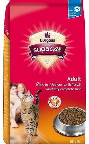 Supacat Adult with Chicken and Duck Complete Food 10 kg