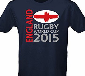 SupaDupaTees England Rugby World Cup 2015 Mens T-Shirt (12 Colours)