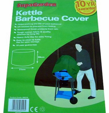 SupaGarden Heavy duty Kettle BBQ cover - UV Treated for long life.