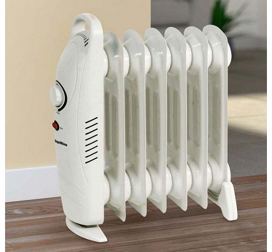  800W Mini Oil Filled Radiator With Thermostatic Control