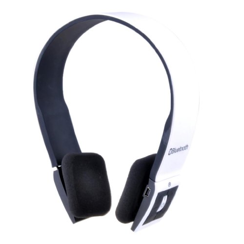 Super Legend VicTsing White Wireless Headphones Bluetooth 3.0 Headset Earphone Handsfree Stereo With Microphone F