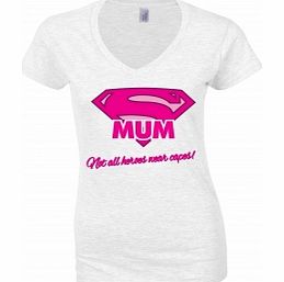 Mum Mothers Day White Womens T-Shirt Large