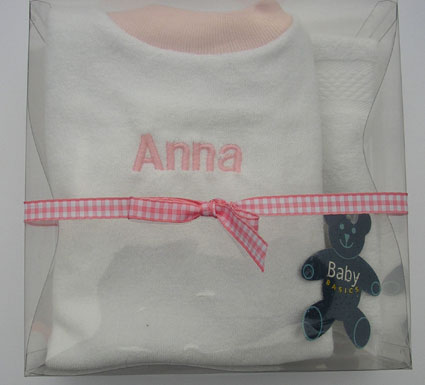 Super Soft Baby Bib and Wash Mitt Gift Set