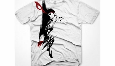 Super Street Fighter IV Zen Dragon T-Shirt Medium