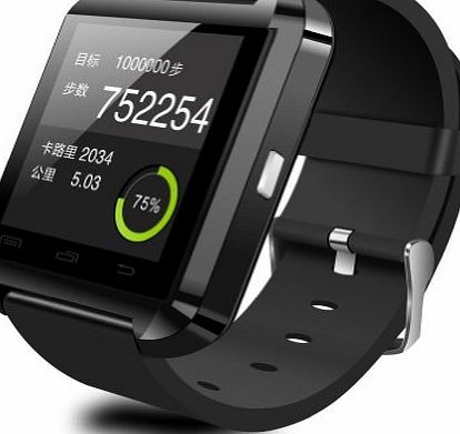 super9shop Luxury Bluetooth Smart Watch Wrist Wrap Watch Phone for Android Samsung S2/S3/S4/Note 2/Note 3 HTC N