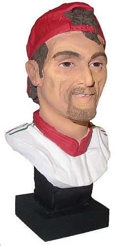 Superbike Statues Carl Fogarty Bust