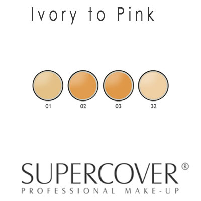 Supercover Foundations - Ivory to Pink