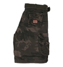 Black Camouflage Cargo Shorts
