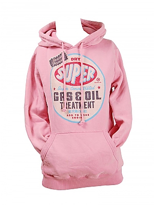 Superdry Ladies Gas and Oil Blacklabel Soft Pink