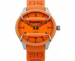 Superdry Ladies Scuba Classic Orange Silicone