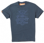 Superdry Mens Spirit Entry T-Shirt French Navy/Indigo Flock