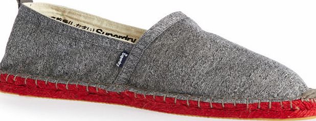 Superdry Mens Superdry Superdry Espadrille Shoes - Grey