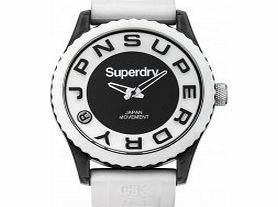 Superdry Mens Tokyo White Silicone Strap Watch