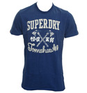 Superdry Royal Blue Tomahawk T-Shirt