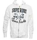 Superdry White Tomahawk Hooded Sweatshirt