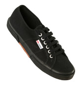 Full Black Canvas Trainer Shoes
