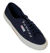 SuperGa Navy Canvas Lace Up Shoes
