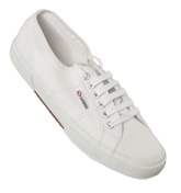 White Canvas Trainer Shoes