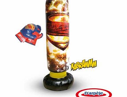 Superman Punching Ball with Sound Effects