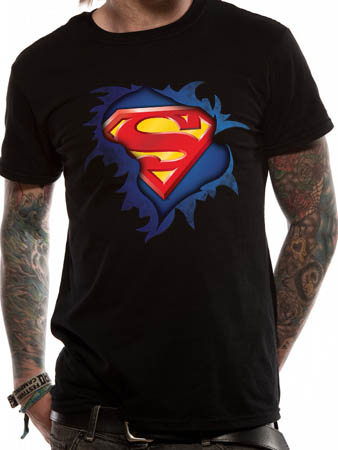 SUPERMAN (Torn Logo) T-shirt cid_7558TSBP