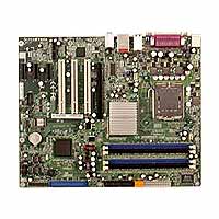 Supermicro P8SGA Motherboard i915G SKT 775 800FSB DDR400 1 (x16) & 3 (x1) PCI-Express SATA 6ch. Audio GB LAN 6x