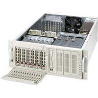 Supermicro SC742I-450 4U tower Dual Xeon 450W low-noise PSU 7 x 3.5 4 x 5.25 (Rackmountable) beige
