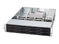 Supermicro SC826 TQ-R800UB - rack-mountable - 2U - extended ATX