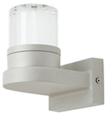 Single white LED wall light Outdoor