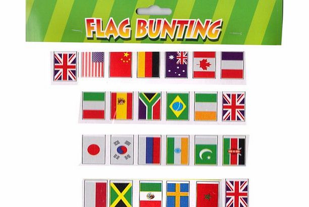 Superstars 25 Multi Nation Country Flag of the World Olympic Bunting