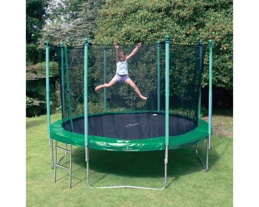 12ft Trampoline, Cage and Cover