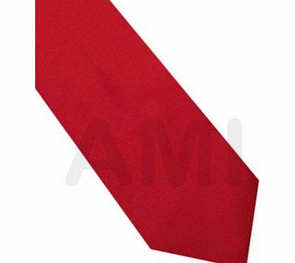 SUPGOD RED, NEW PLAIN COLOURED SKINNY TIES. 16 COLOURS AVAILABLE. HANDMADE. WEDDING, FASHION