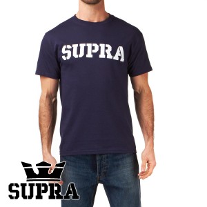 - Supra Mark T-Shirt - Navy