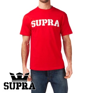 Supra - Supra Mark T-Shirt - Red