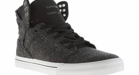 Supra Dark Grey Skytop Trainers