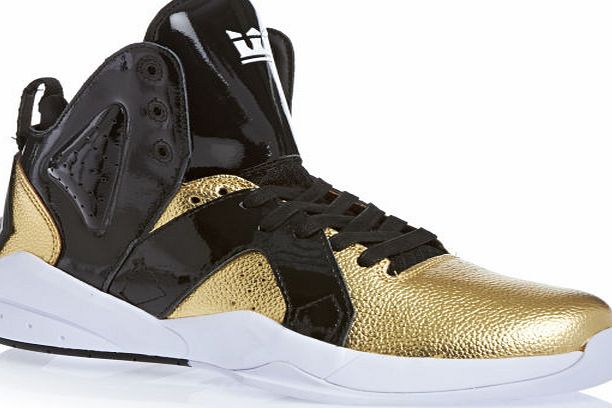 Supra Mens Supra Magazine Trainers - Black/ Gold -