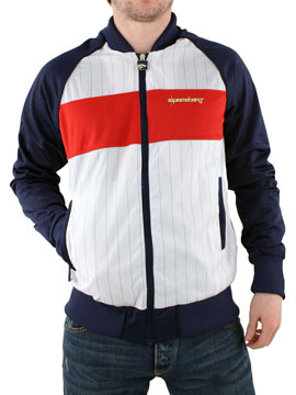 Supreme Being Navy/Red Lineage Track Jacket