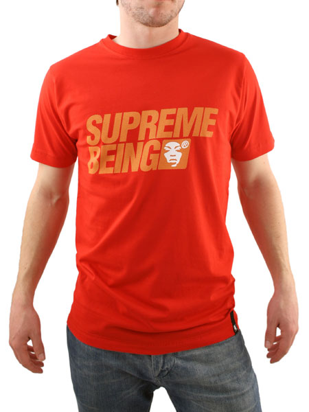 Supreme Being Red American Generic T-Shirt