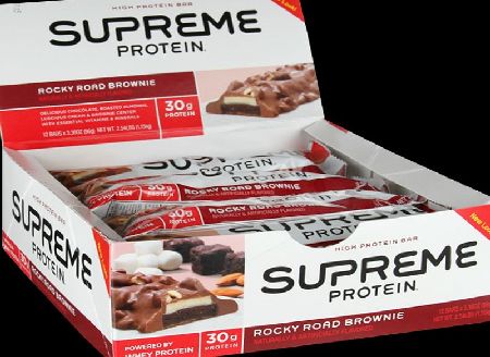 Supreme Protein Bars Rocky Road 12 x 96g - 12 x