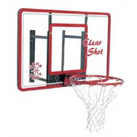 Sure Shot 508 Clear Shot Backboard and Ring Set