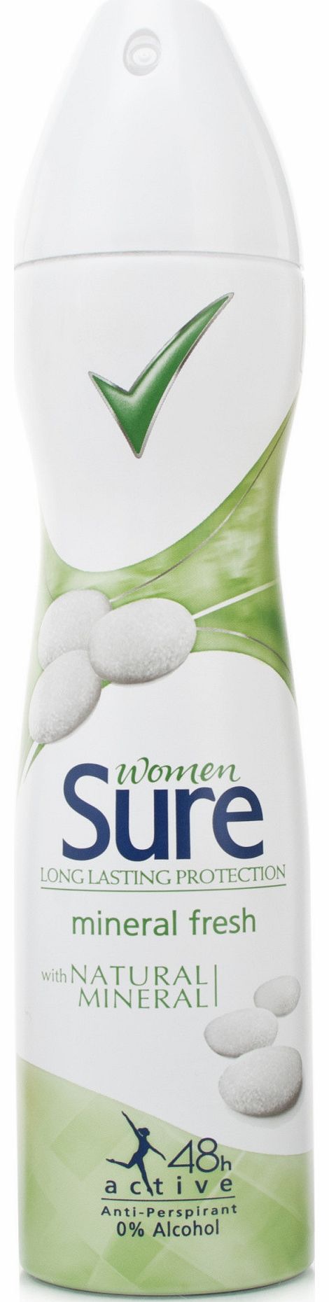 Sure Women Mineral Fresh with Natural Minerals