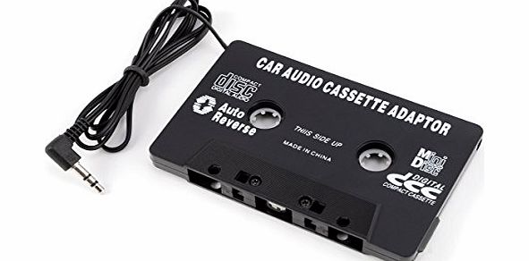 Surepromise 3.5mm Jack Car Cassette Adapter Audio Tape For MP3 Player iPhone iPod CD Radio Stereo Nano