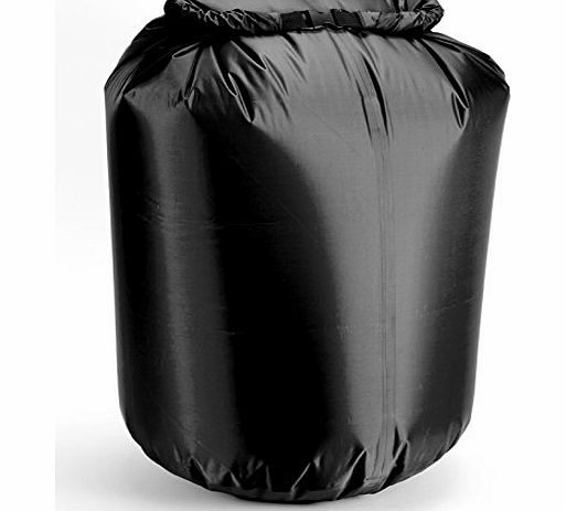 Surepromise Black Waterproof Easy Dry Tube Bag Sack Canoeing Camping Sailing Fishing Kayak 80L Easy Carry