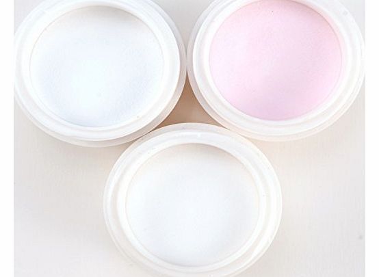 Surepromise Nail Art Acrylic Powder Liquid brush Dappen Dish full Set