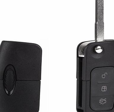 Surepromise NEW For FORD FOCUS MONDEO CMAX FIESTA GALAXY NEW 3 BUTTON ENTRY REMOTE KEY Control REPLACEMENT with INTERIOR ELECTRONICS TRANSPONDER CHIPS 
